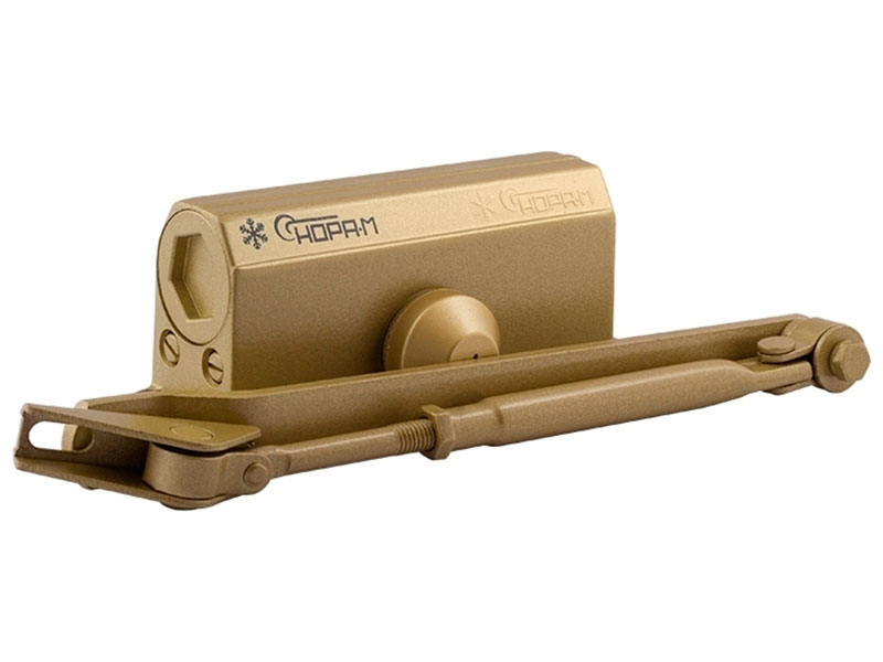 Изображение товара Доводчик дверной Нора-М 2S, 25-50 кг, золото (4986)