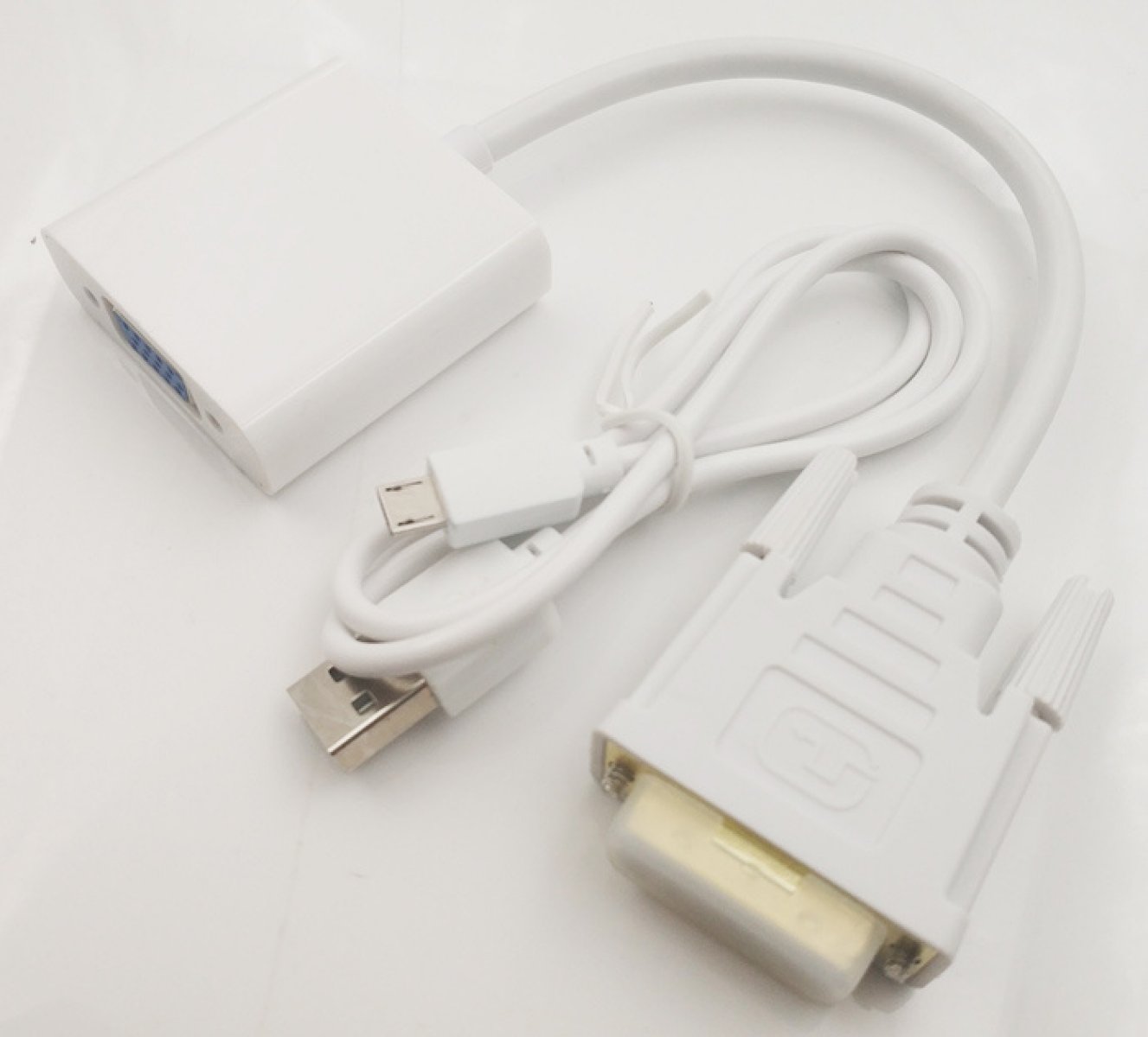 Изображение товара Переходник Ningbo DVI-D в VGA 0.23м для видеосигнала