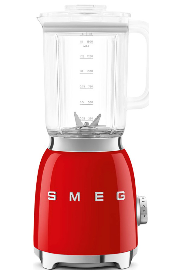 Изображение товара Стационарный блендер Smeg BLF03RDEU красный мощностью 800 Вт с программами