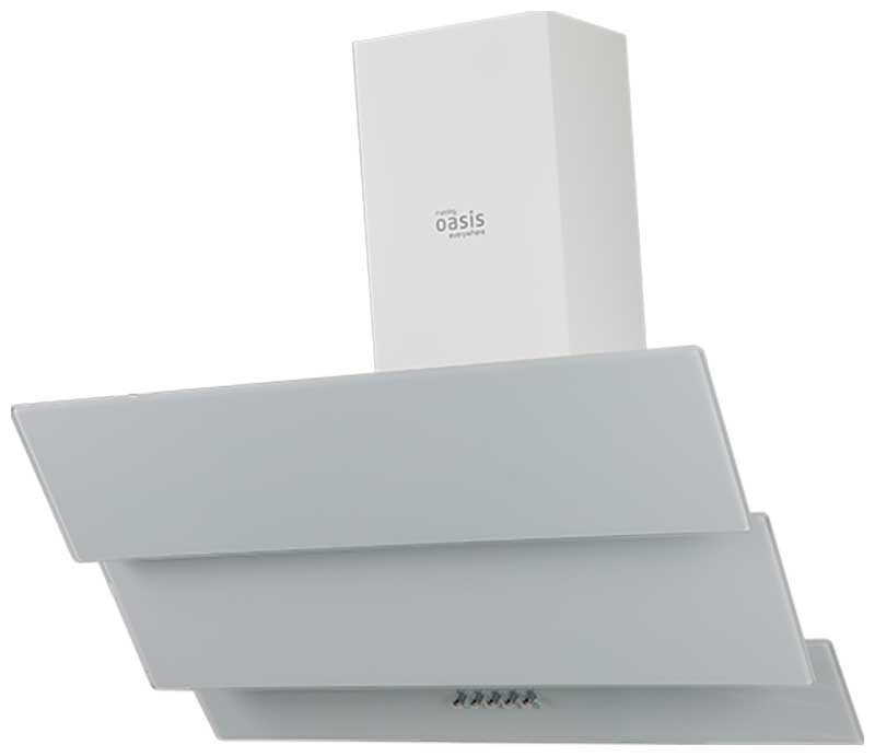 Изображение товара Вытяжка making Oasis everywhere NS-60W наклонная белая с Led освещением