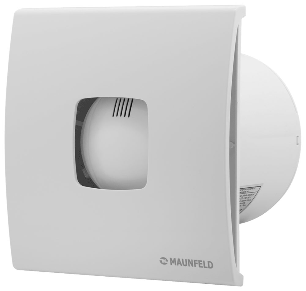 Изображение товара Вытяжной вентилятор Maunfeld MFS12TW настенный IPX4 185 м3/ч тихий