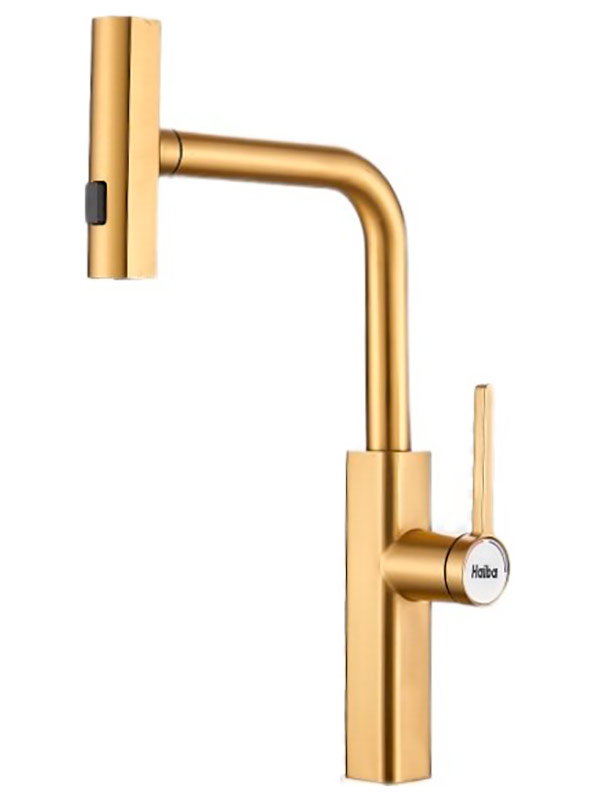 

Смеситель для раковины Haiba HB824-5/матовое золото (HB73824-5)