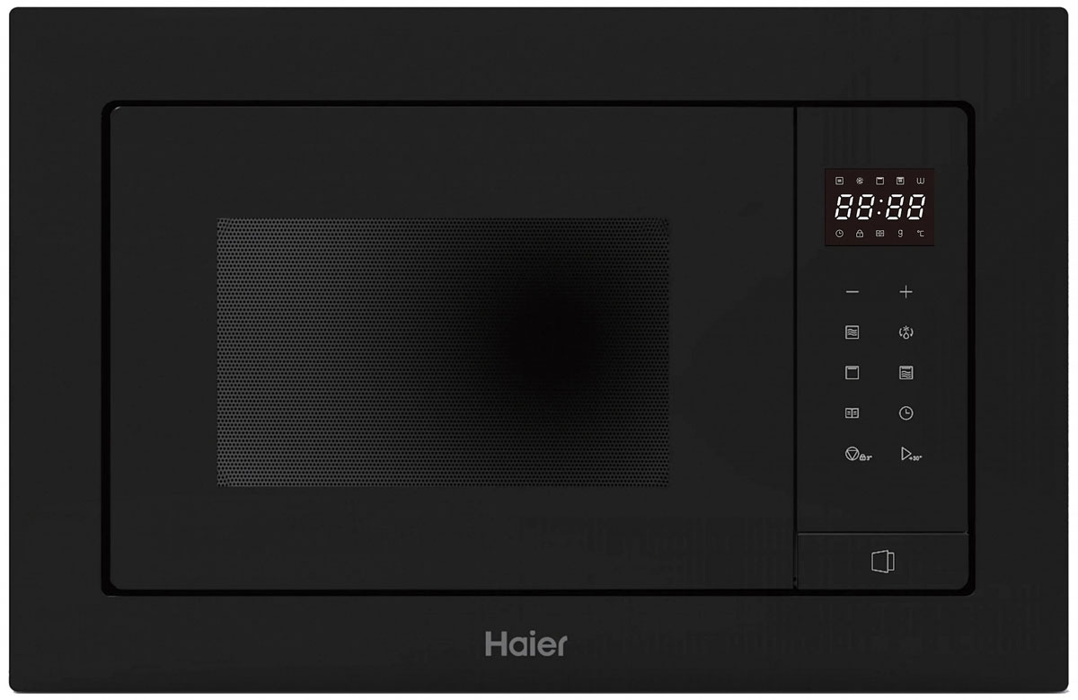 Изображение товара Встраиваемая микроволновая печь Haier HMX-BTG207B с грилем 20 л черная