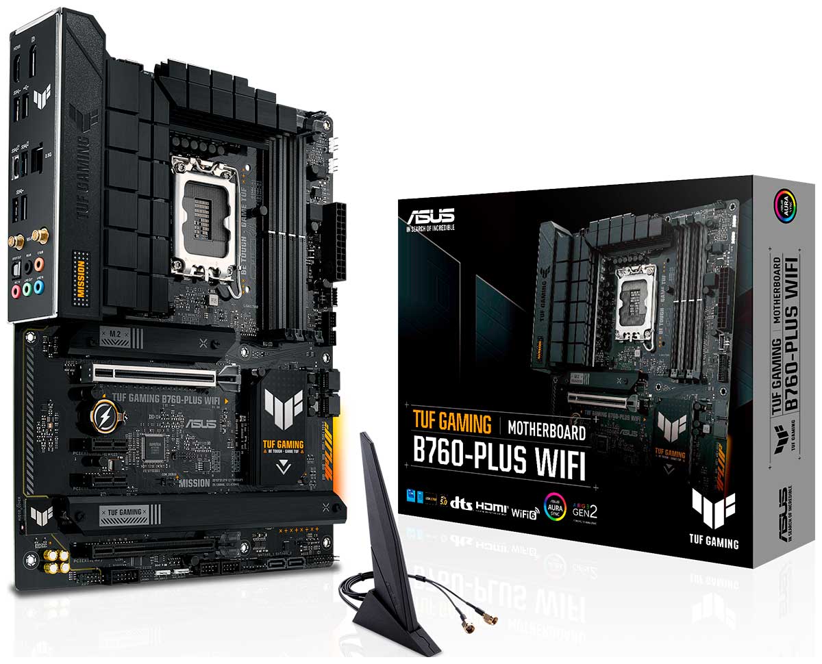 Изображение товара Материнская плата Asus TUF GAMING B760-PLUS WIFI LGA1700 ATX для Intel