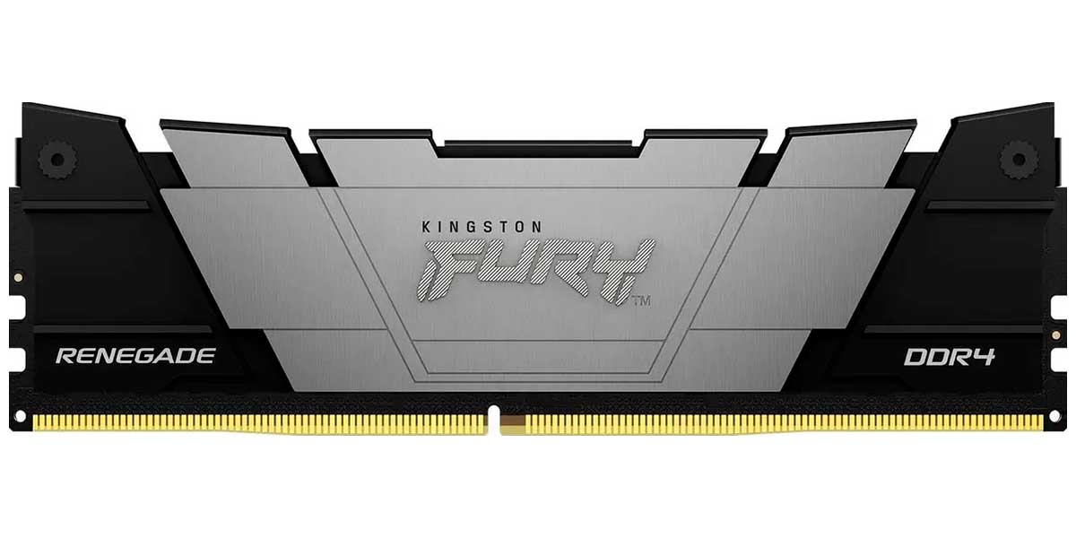 

Оперативная память Kingston DDR4 8Gb 3600MHz FURY Renegade Black (KF436C16RB2/8), Черный/серебристый