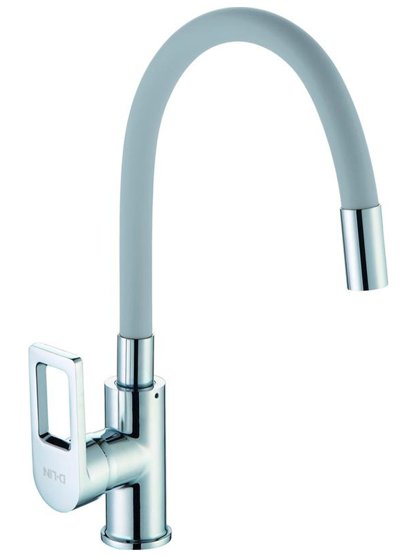 Изображение товара Смеситель для кухни с гибким изливом D-Lin хром (D155308-2)