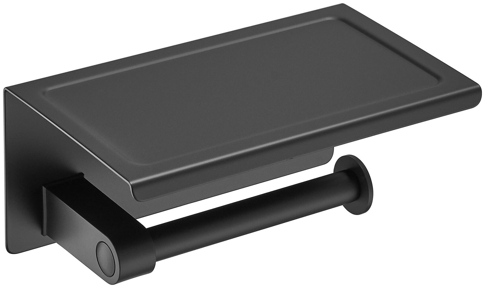 

Держатель для туалетной бумаги с полочкой D-Lin черный, (D201509)