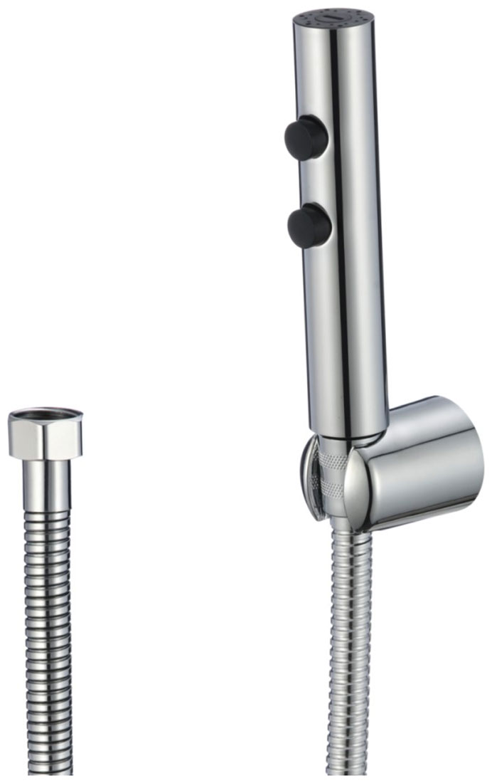 Изображение товара Гигиенический набор D-Lin хром D61039 для ванной комнаты