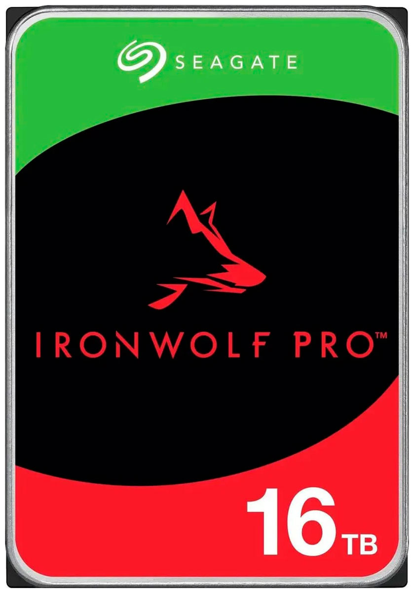 Изображение товара Жесткий диск Seagate 3.5 16TB IronWolf Pro SATA III 7200rpm 256MB (ST16000NT001)