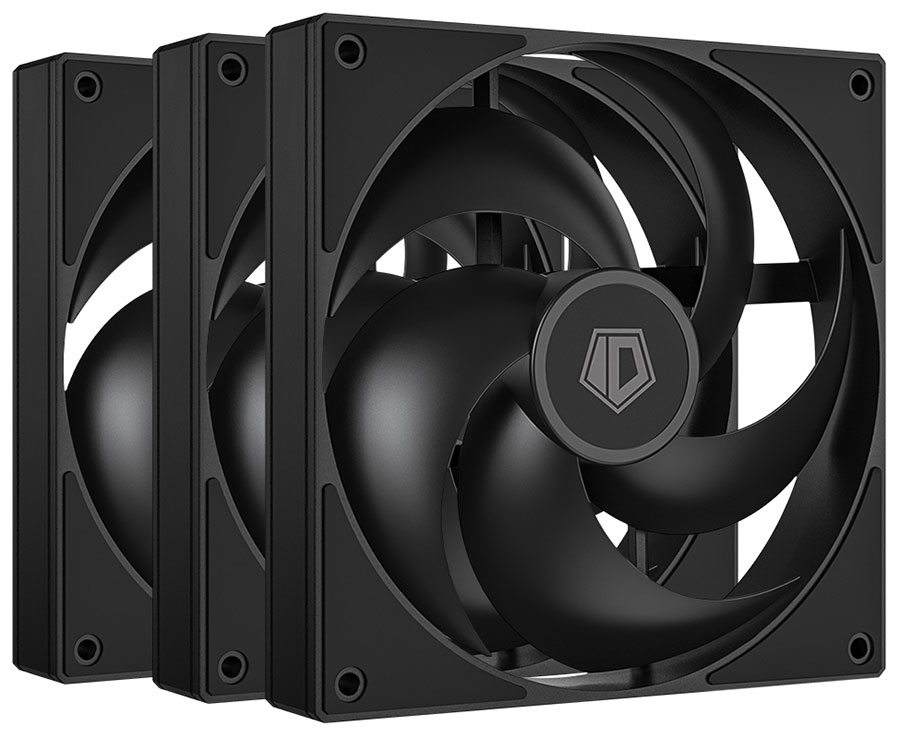 Изображение товара Вентилятор для корпуса ID-Cooling AS-120-K TRIO (3 in 1) 3x120mm