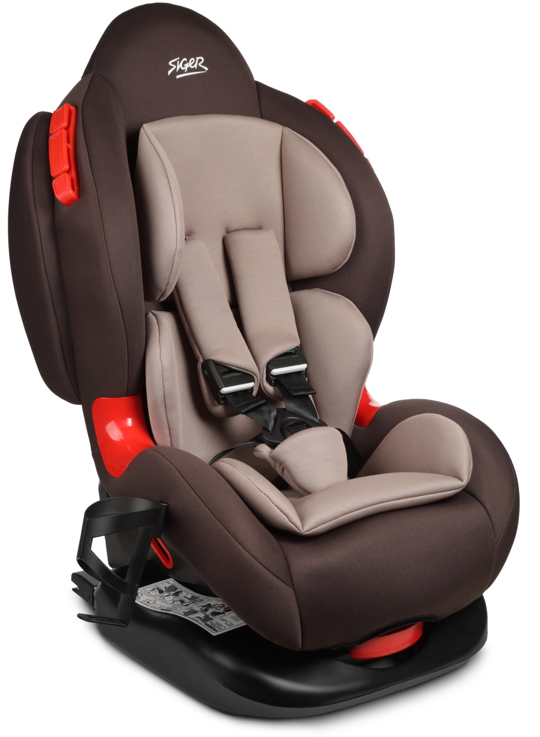 Автокресло Siger Кокон Isofix lux, гр.I/II, кофе (KRES4017) Автокресло Siger Кокон Isofix lux, гр.I/II, кофе (KRES4017)