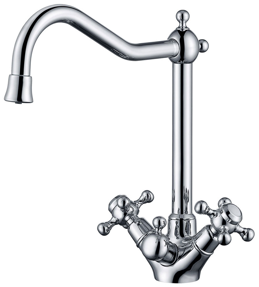 Изображение товара Смеситель для кухонной мойки Kaiser Carlson Style, хромированный (44333)