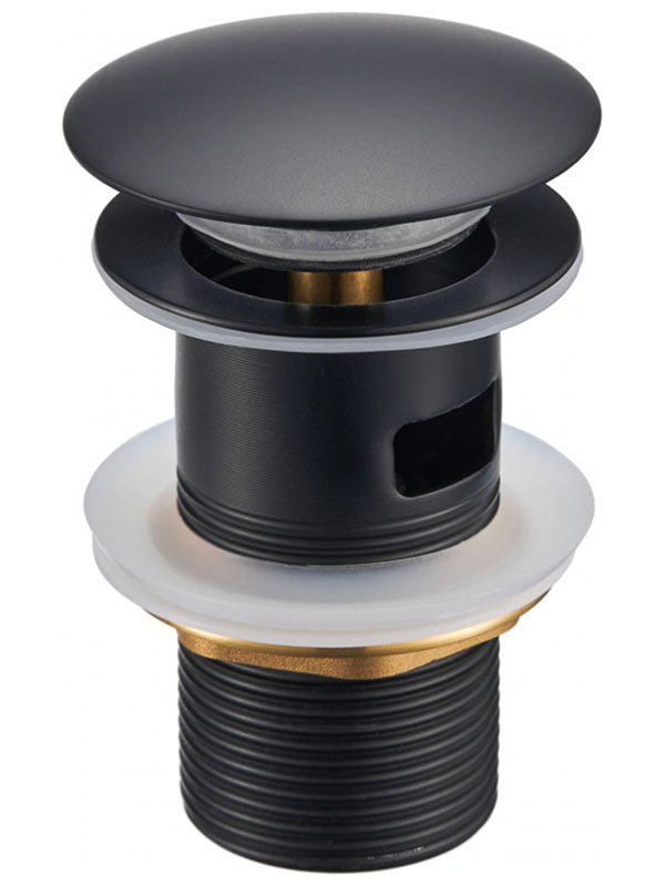 Изображение товара Клапан донный для раковины Milacio Ultra 050 (MCU.050.MB) черный матовый