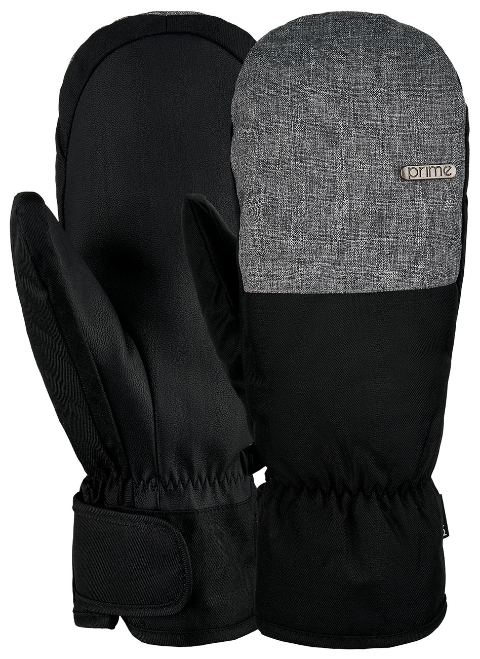Изображение товара Варежки Prime FUN-F1 Mitten, размер М, черный/серый