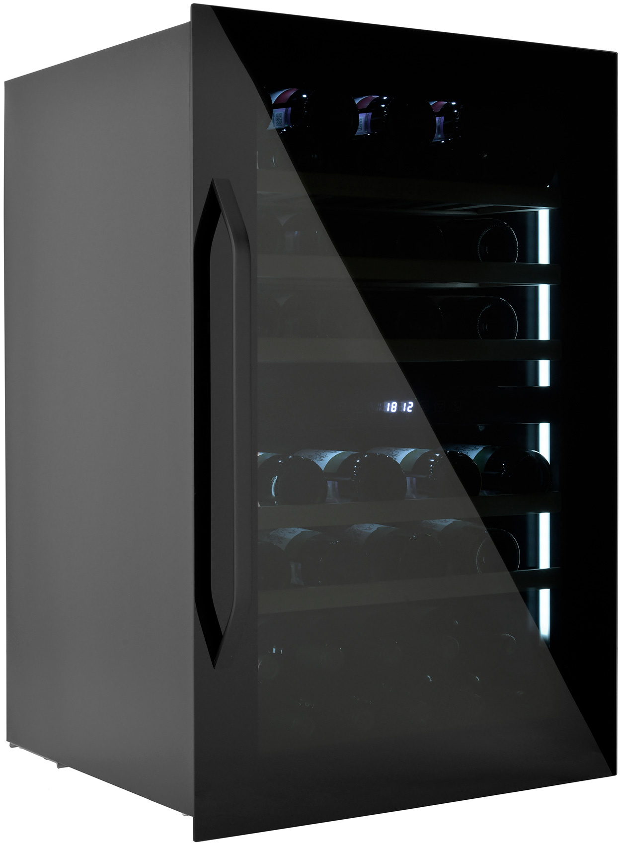 Изображение товара Встраиваемый винный шкаф Zugel ZCWI570DB 145л 57 бутылок 2 зоны