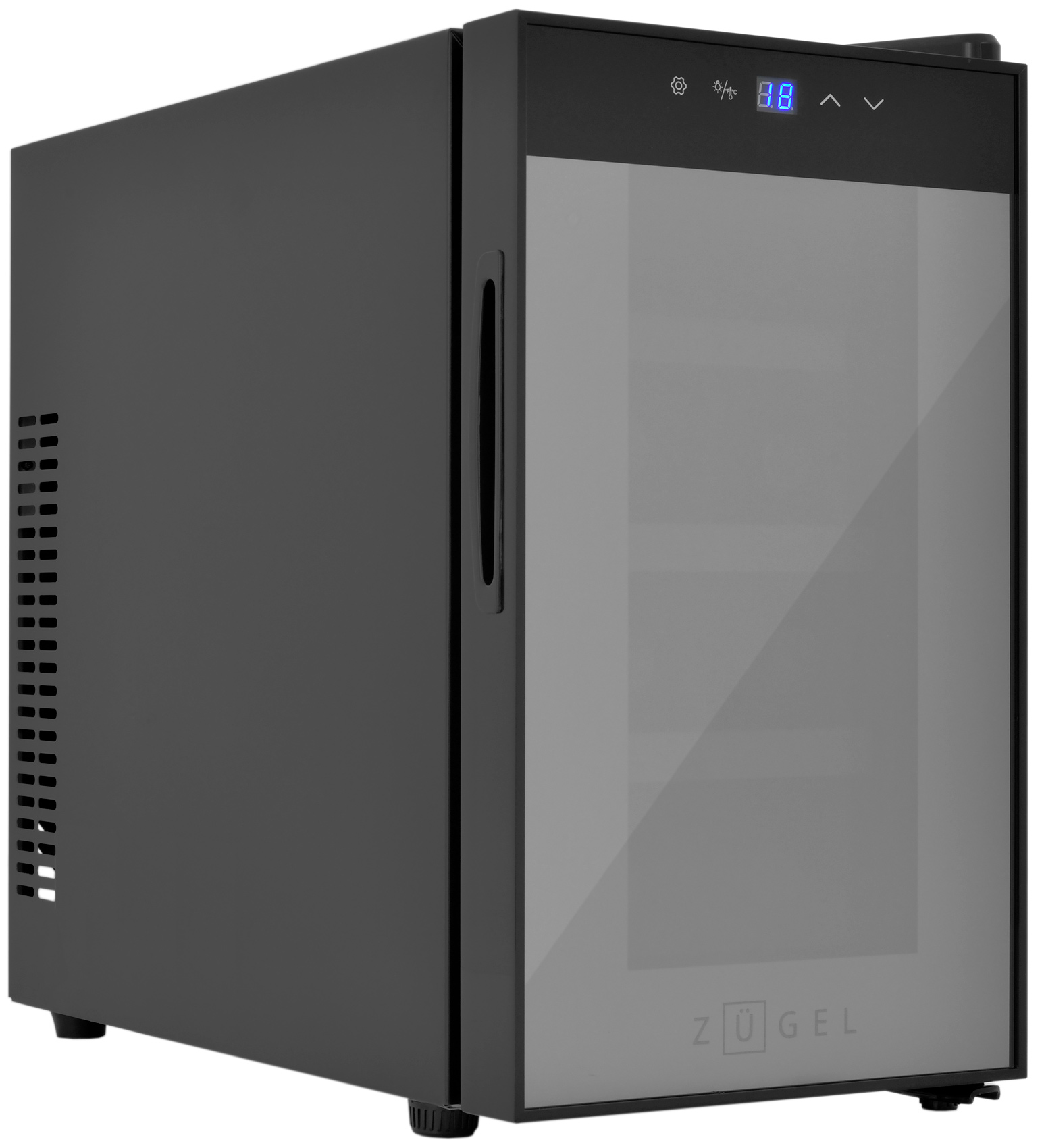 Изображение товара Винный шкаф Zugel ZTWF82B черный
