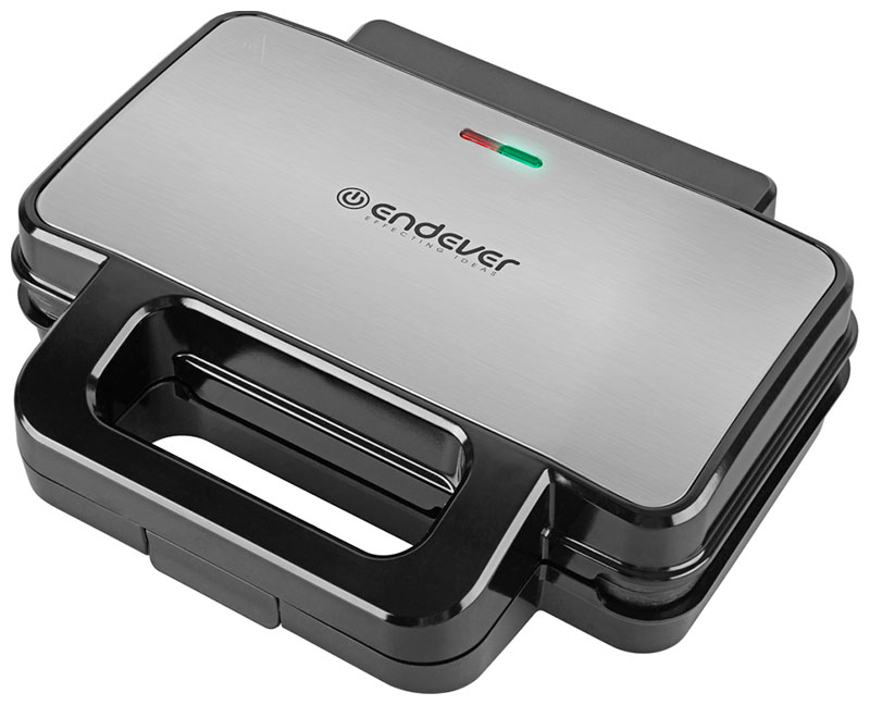 Изображение товара Вафельница Endever Skyline WM-25 2 в 1, черный/стальной