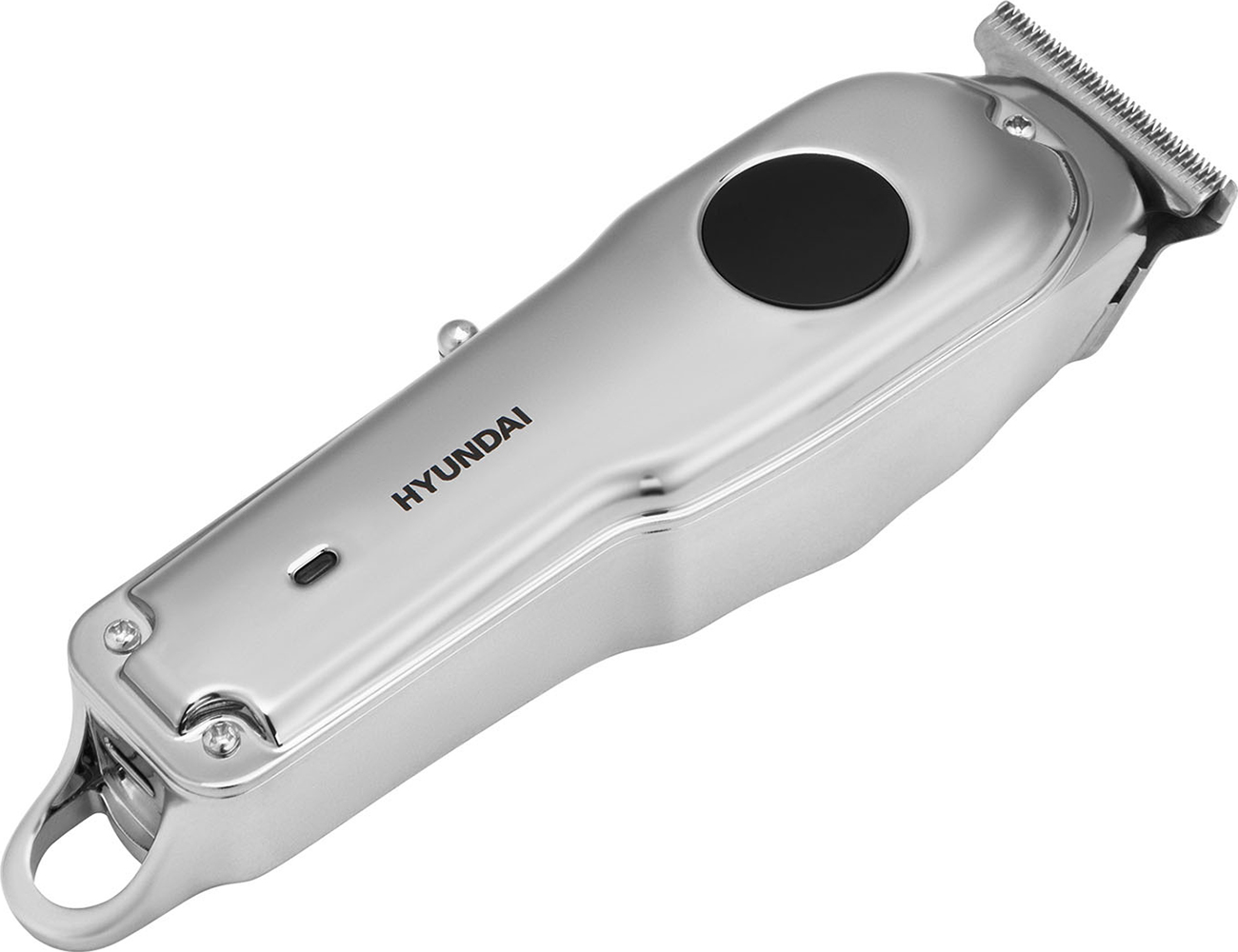 Изображение товара Машинка для стрижки волос Hyundai H-HC7111, серебристый/черный, 5 Вт, насадок в комплекте: 3 шт