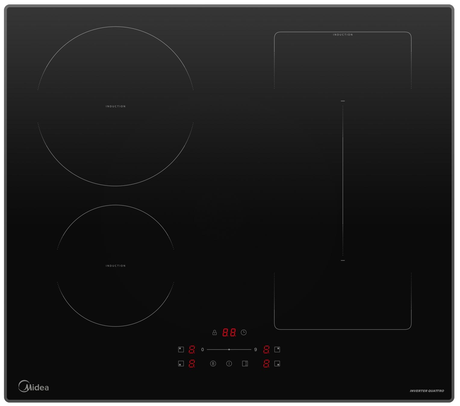 

Электрическая варочная панель Midea MIH65781SB, Черный
