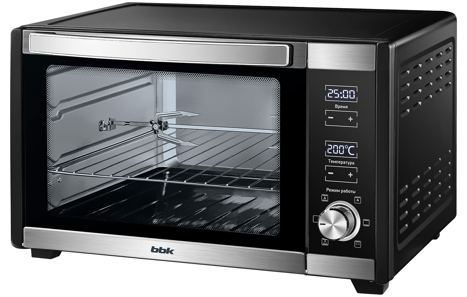 

Мини печь BBK OE3081D (черный/нержавеющая сталь)