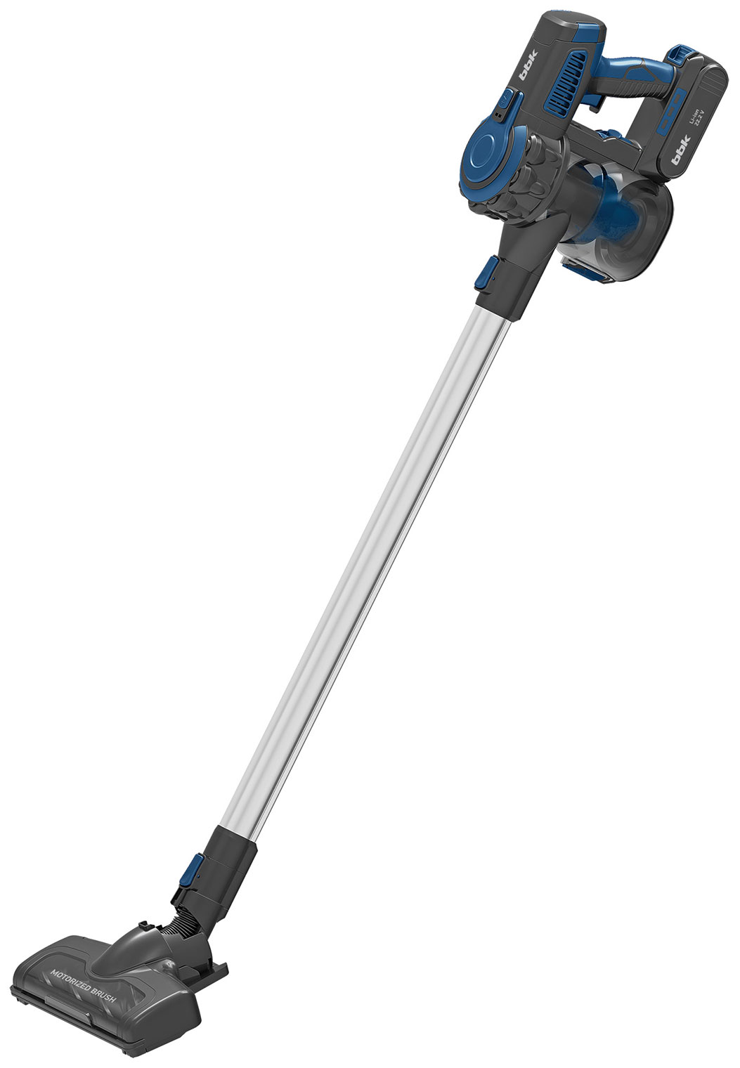 Изображение товара Вертикальный беспроводной пылесос BBK BV3001 с HEPA фильтром и подсветкой