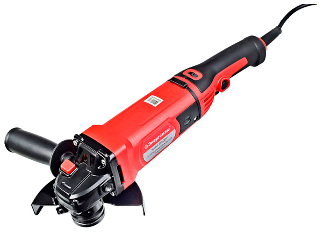Изображение товара Угловая шлифовальная машина (болгарка) Энергомаш УШМ-125ДРР, 125мм, 1100Вт, 4000-10500об/мин