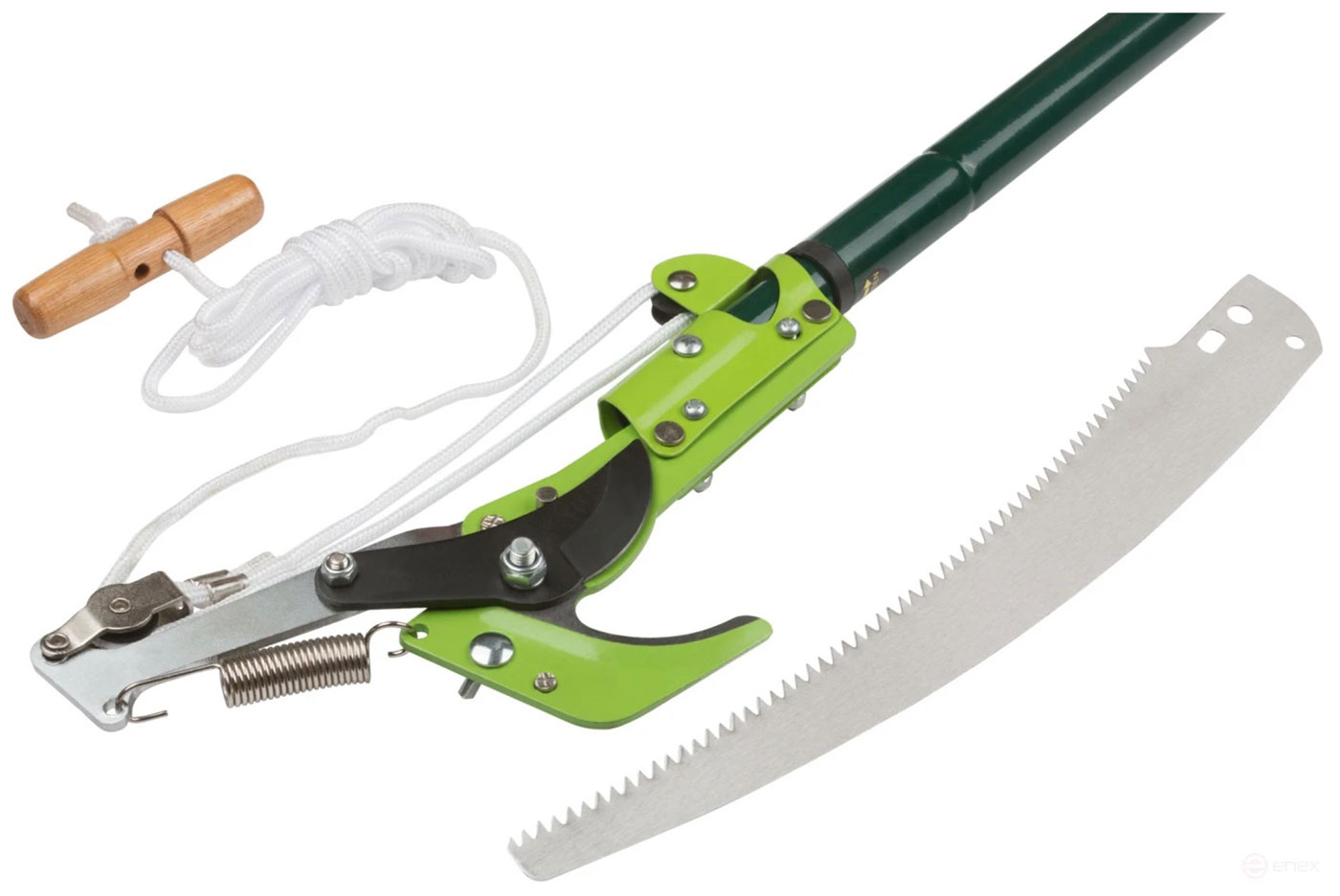 Изображение товара Сучкорез штанговый Fit лезвие 30 мм + пила 330 мм с телескопической стальной ручкой 1200-2400 мм