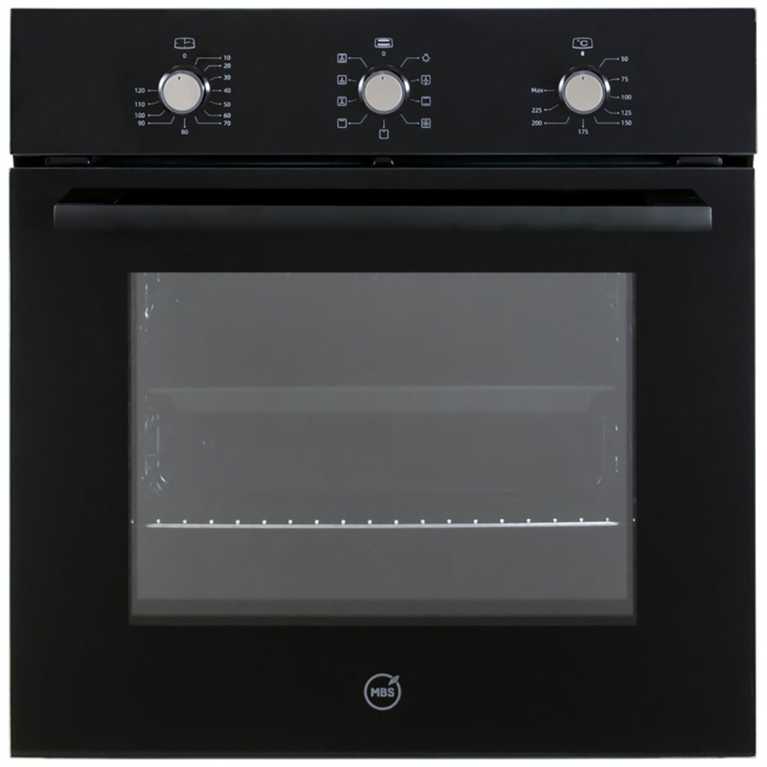 Изображение товара Электрический духовой шкаф MBS DE-656BL с грилем и конвекцией для дома