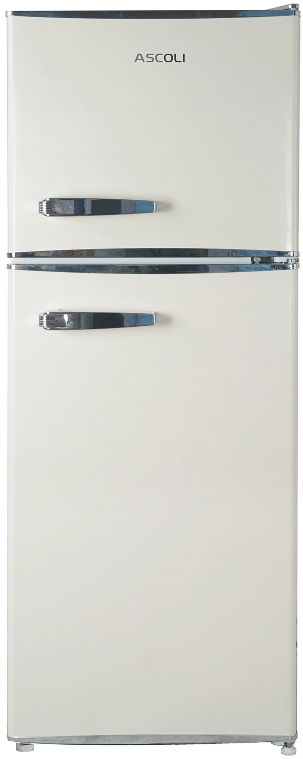 Изображение товара Двухкамерный холодильник Ascoli ARDFRY120 128л A+ механика кремовый
