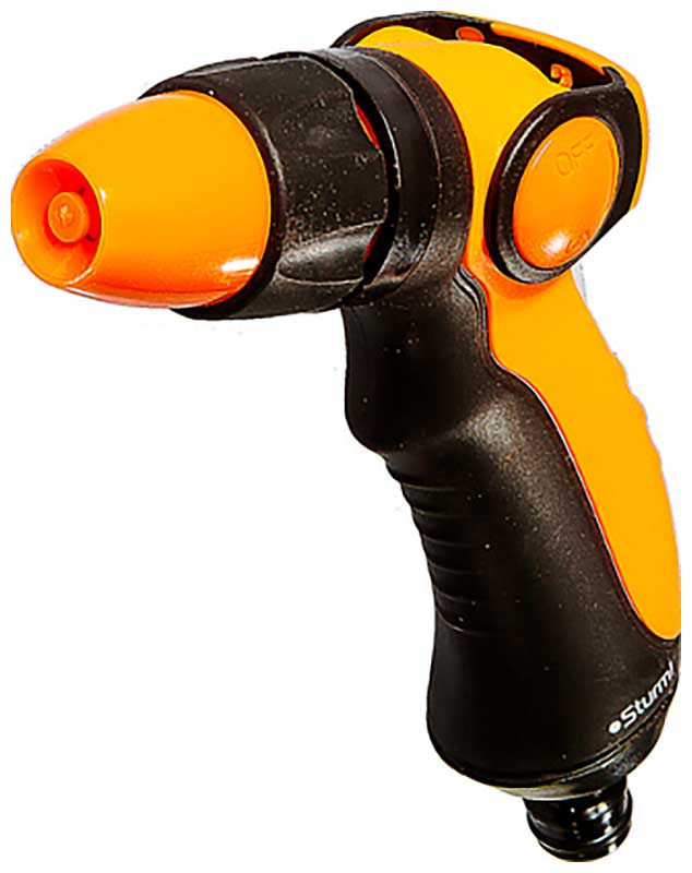 Изображение товара Пистолет для полива Sturm! 3015-17-01T, 1 режим, пластик (управление большим пальцем)