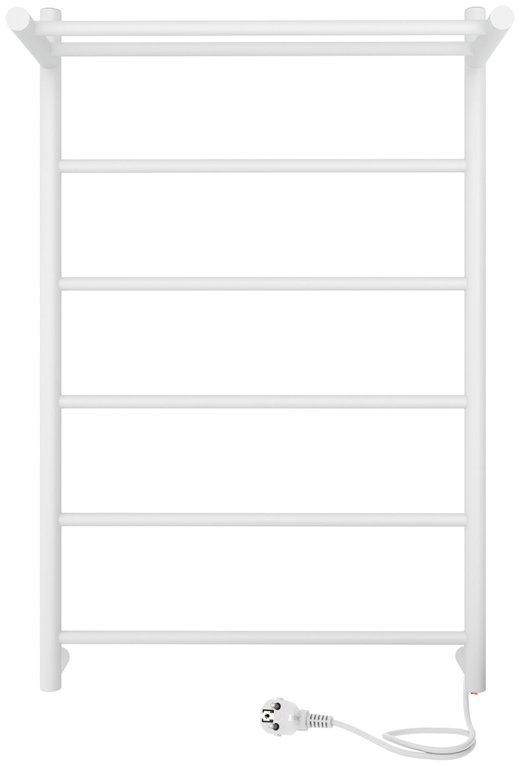 Изображение товара Электрический полотенцесушитель Indigo Hit с полкой белый матовый 80x52.5x26 см