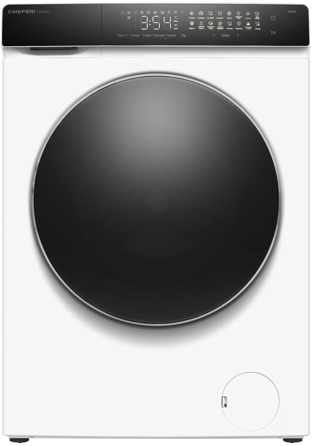 Изображение товара Стиральная машина Meferi MFW121416WH COMFORT PLUS 12 кг инверторный мотор