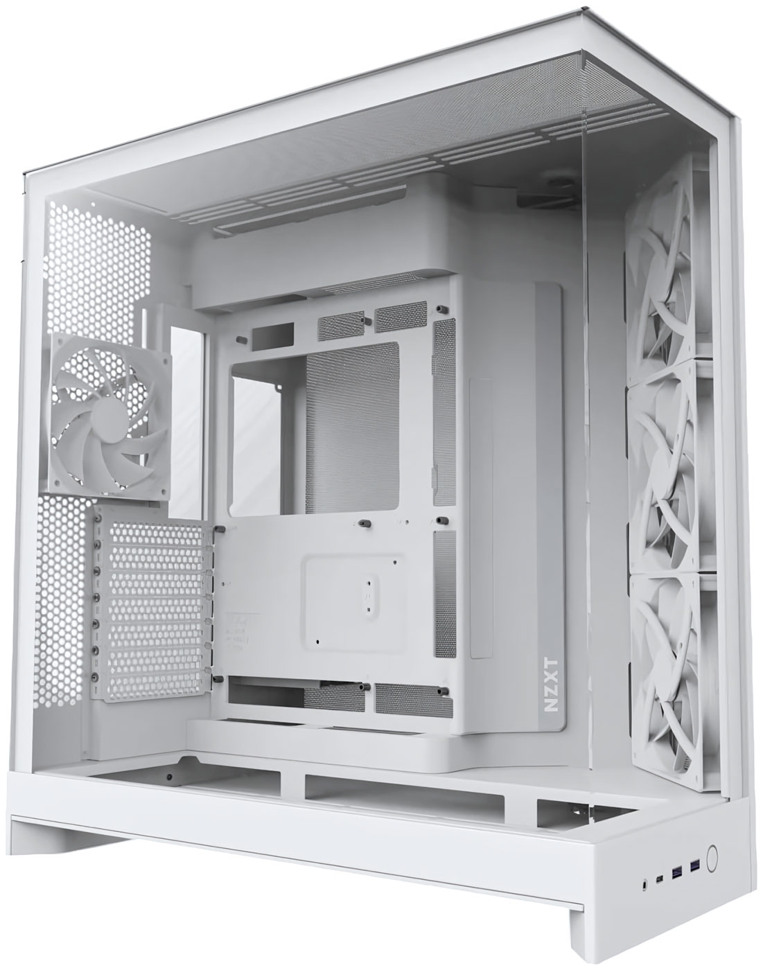 Изображение товара Компьютерный корпус NZXT H9 Flow (2025) White (CM-H92FW-01)