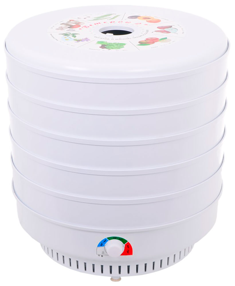 

Сушилка для овощей и фруктов Ветерок 5 (5 поддонов, белый)