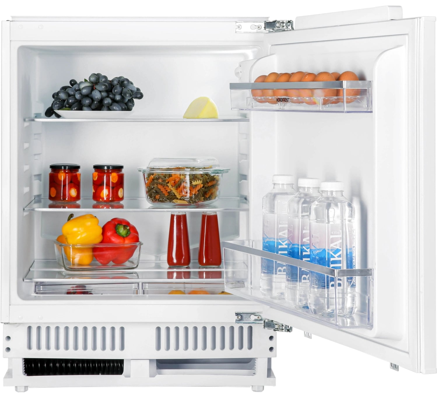 Изображение товара Встраиваемый однокамерный холодильник NordFrost NRB 150 W A+ капельная система размораживания