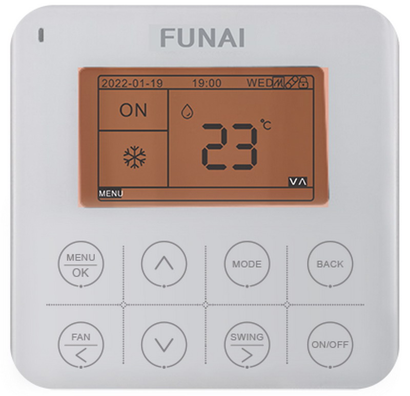 

Панель управления Funai RW-02