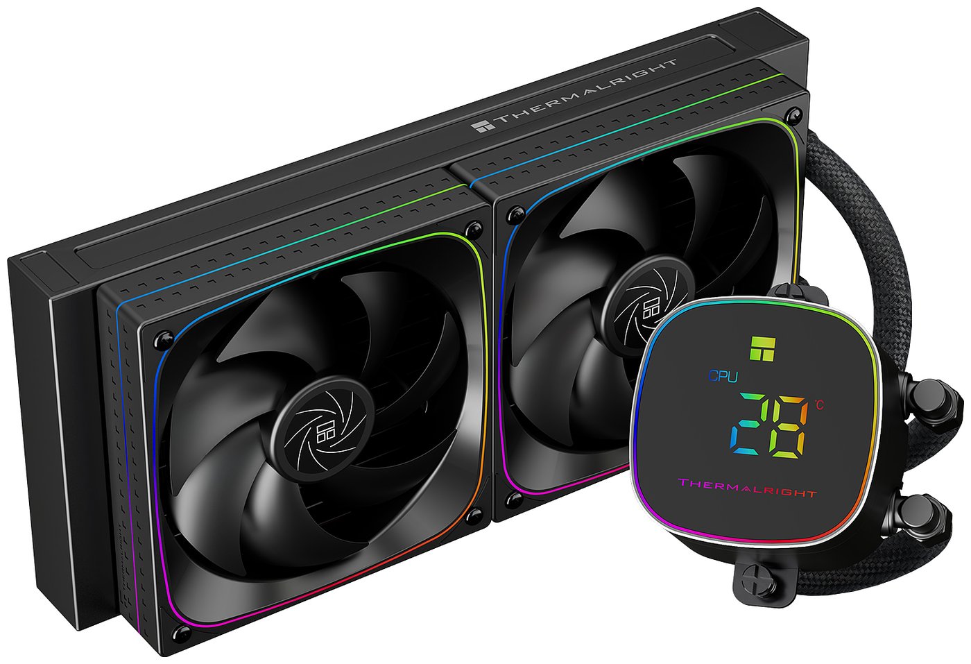 Изображение товара СЖО для процессоров Thermalright Frozen Horizon 240 Digital (F-HORIZON-DIGITAL-BL-240-ARGB)