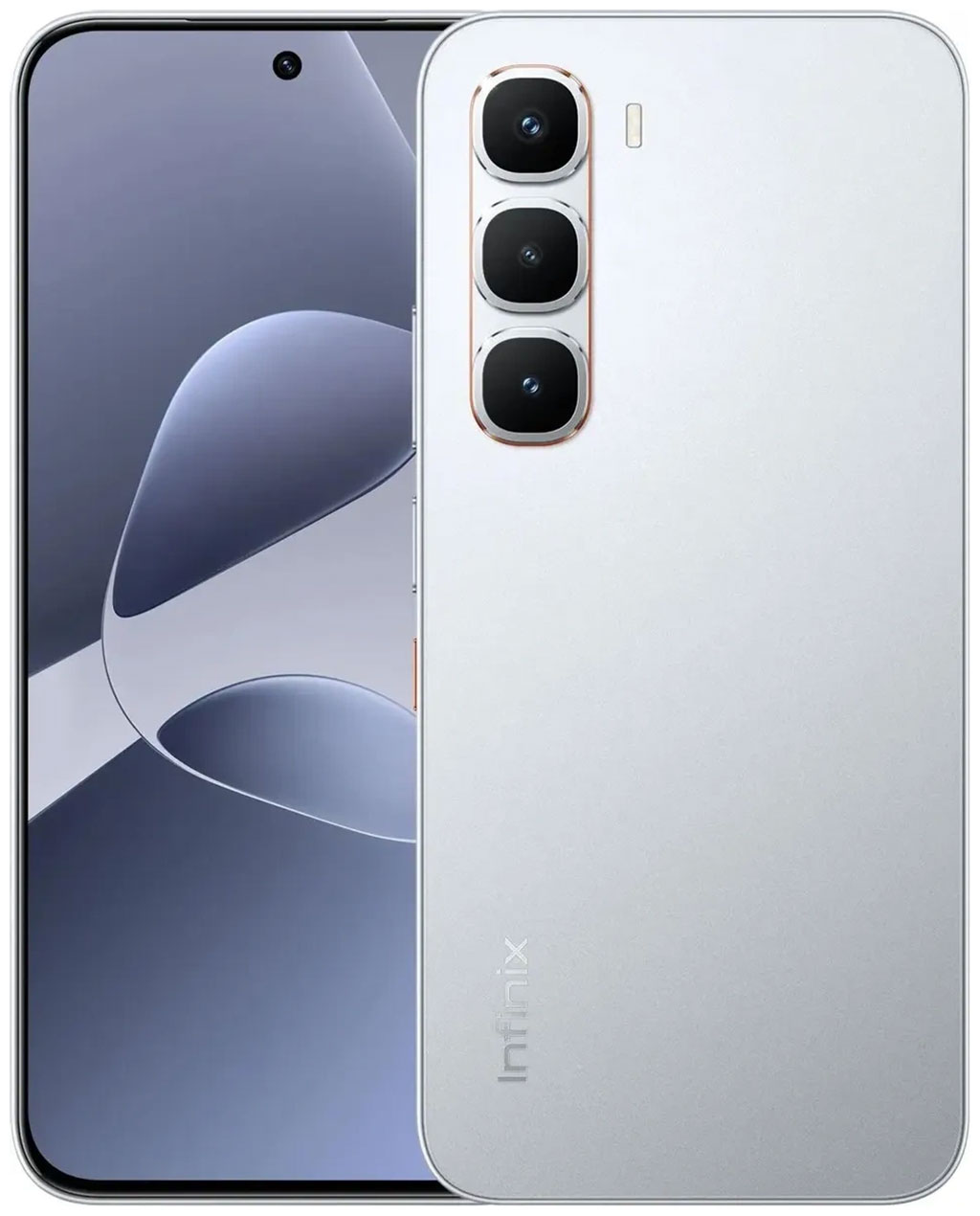 Изображение товара Смартфон Infinix Hot 60 pro X6885 128Gb 8Gb серебристый титан