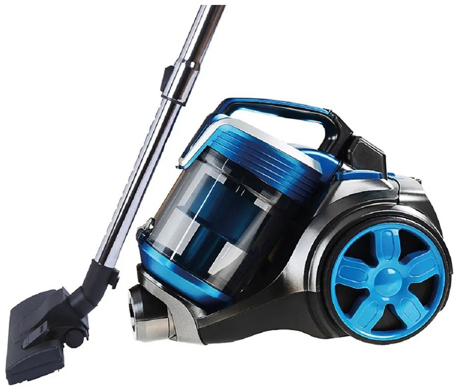 Изображение товара Полностью мощный напольный пылесос Kelli KL-8024 синего цвета 450 Вт всасывания