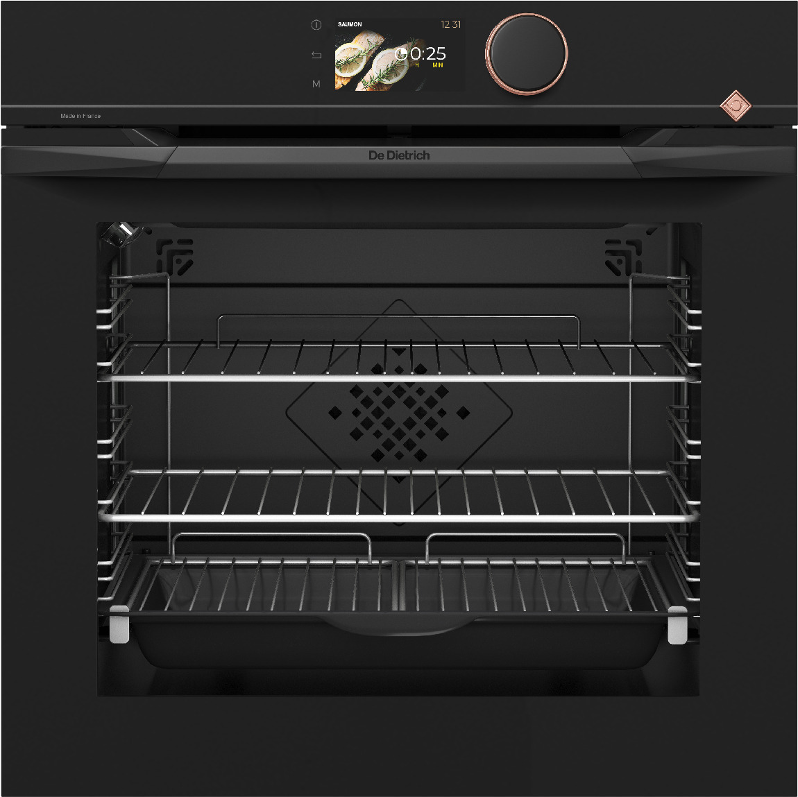 

Электрический духовой шкаф De Dietrich DOP4741H, Черный/бронзовый