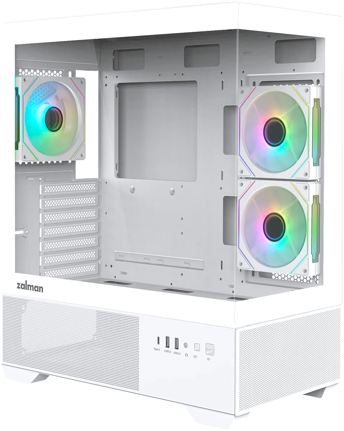 Изображение товара Zalman CHRONIX V2 WHITE корпус Midi-Tower для ПК ATX