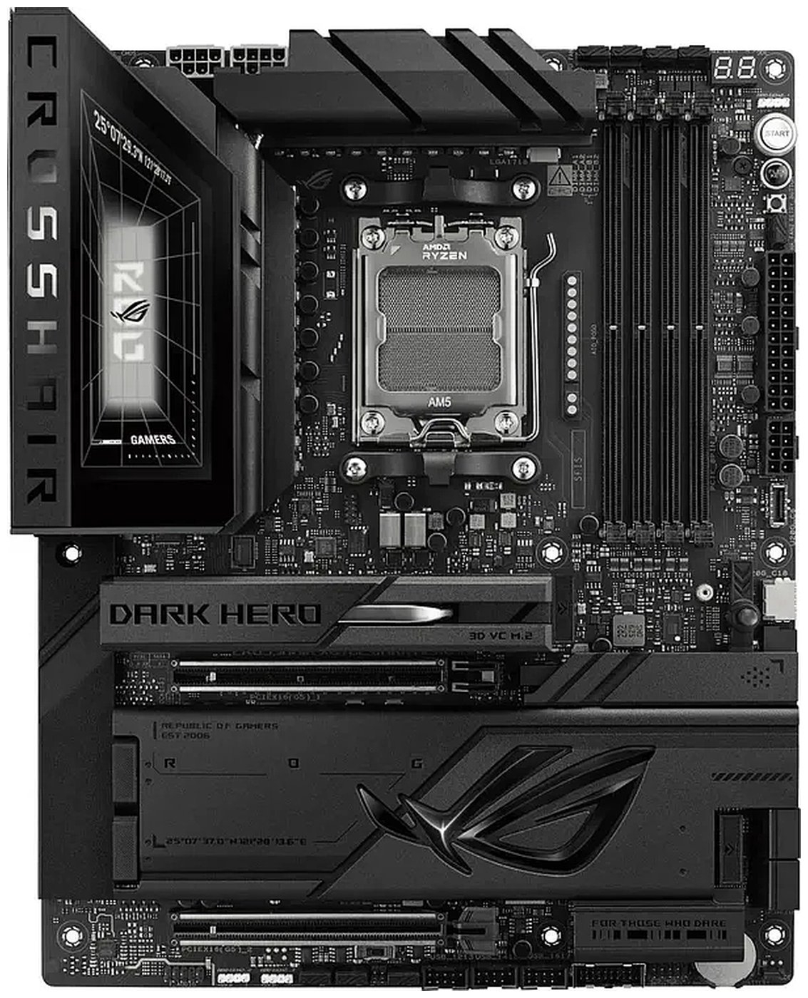 Изображение товара Материнская плата Asus ROG CROSSHAIR X870E DARK HERO (AM5, ATX)