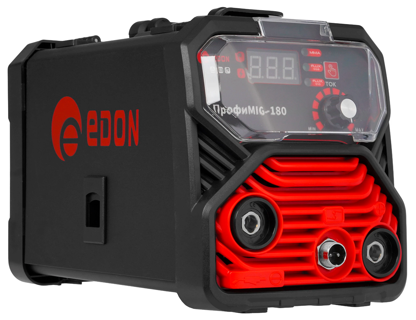 Изображение товара Сварочный инверторный полуавтомат Edon ПрофиMIG-180 Изображение товара Сварочный инверторный полуавтомат Edon ПрофиMIG-180