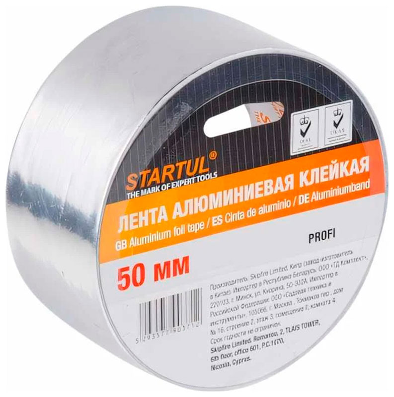 Изображение товара Лента алюминиевая клейкая Startul PROFI 50мм х 50м (ST9037-50-50)