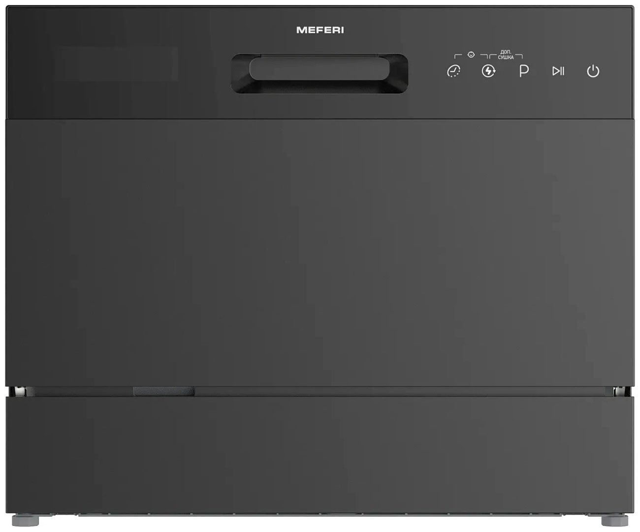 Изображение товара Посудомоечная машина настольная Meferi MDW4581BK FS COMPACT POWER Изображение товара Посудомоечная машина настольная Meferi MDW4581BK FS COMPACT POWER