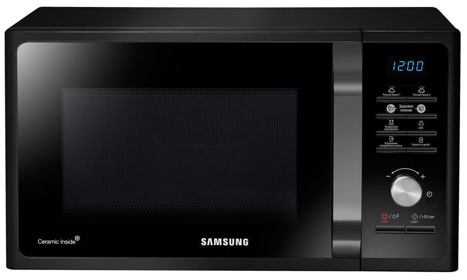 Изображение товара Микроволновая печь Samsung MS 23 F 302 TAK 800 Вт 23 л с защитой от детей