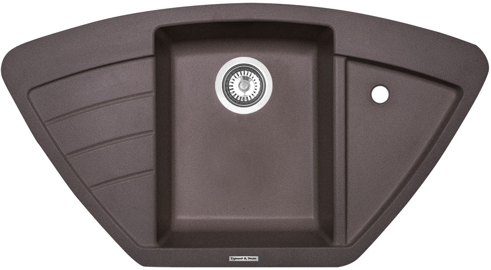 Изображение товара Кухонная мойка Zigmund & Shtain ECKIG 900 швейцарский шоколад
