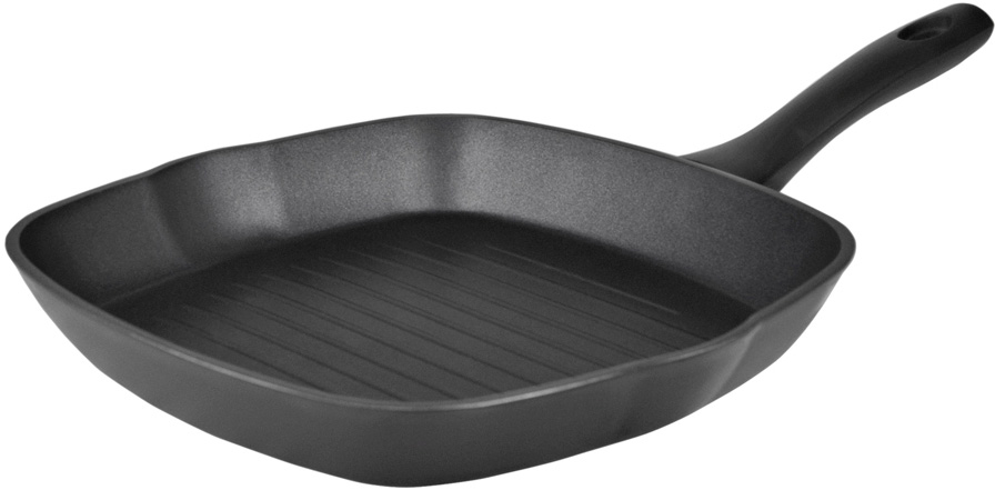 Изображение товара Сковорода-гриль Rondell с желобками для слива 28х28 см RDA-762