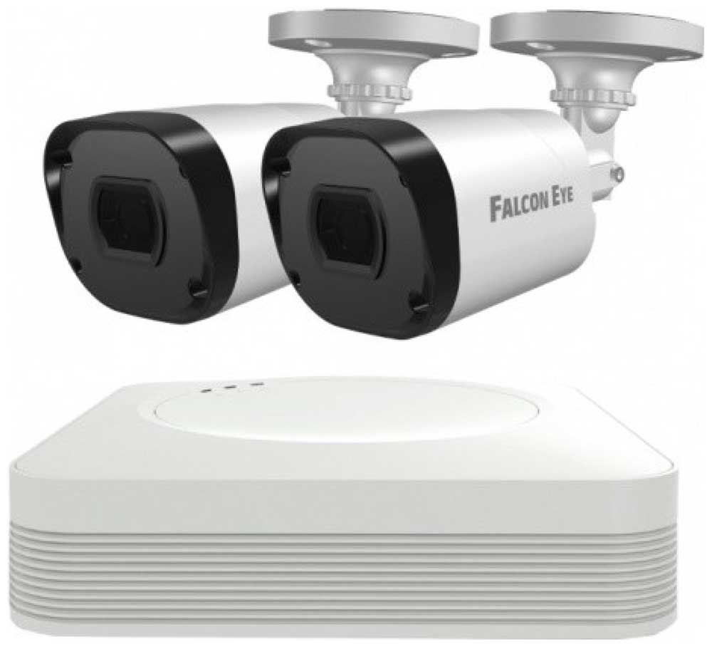 Комплект видеонаблюдения Falcon Eye FE-104MHD KIT Light SMART видеорегистратор qtech qvc xvr r216 5mp 16 х канальный мультиформатный 5mp форматы hdtvi ahd hdcvi ip pal 960h h 264 5mр lite 12к с или 1080р