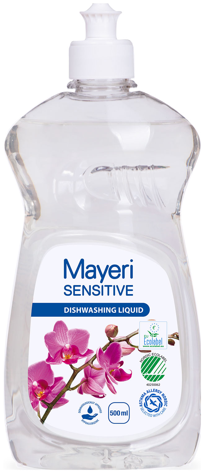 Средство для мытья посуды Mayeri Sensitive ЭКО 0.5л K772L средство для мытья посуды mayeri sensitive 500 мл